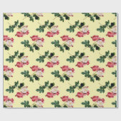 Antike Blumenmuster Geschenkpapier (Flach)