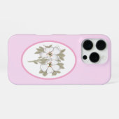 Antike Blumenmuster iPhone Hülle (Rückseite (Horizontal))