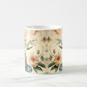 Antike Blumenmuster Kaffeetasse (Mittel)
