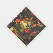 Antike Blumenmuster Serviette (Ecke)