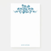 Antike Blumenreben Post-it Klebezettel (Vorderseite)