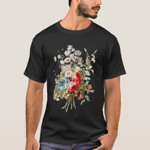 Antike Blumenstrauß Blumenliebhaber Botanik T-Shirt
