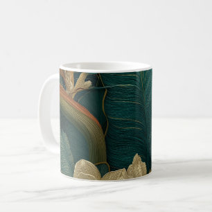 Antike Blumenvase-Tasse   Boho-Natur-Kaffeetasse  Kaffeetasse
