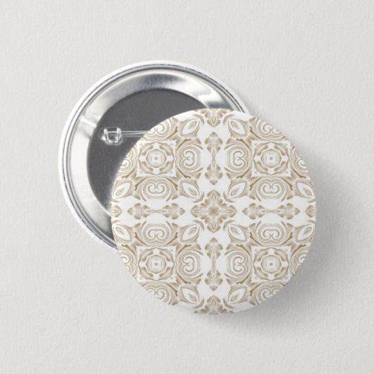 Antike Blüte Button (Vorne & Hinten)