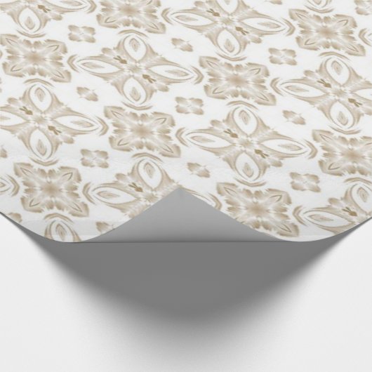 Antike Blüte Geschenkpapier (Ecke)