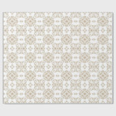 Antike Blüte Geschenkpapier (Flach)