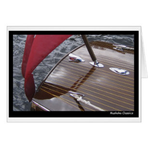 Antike Boots-Fotokarte