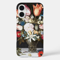 Antike Bosschaert niederländische Tulpen und Rosen