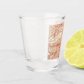 Antike Boston Karte Schnapsglas (Links)