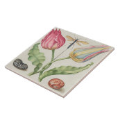 Antike Botanik Fliese (Seite)