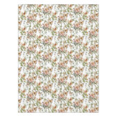 Antike botanische Blumen mit Schmetterling Tischdecke (Vorderseite)