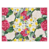Antike botanische Blumen Tischdecke (Vorderseite (Horizontal))