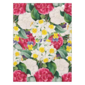 Antike botanische Blumen Tischdecke (Vorderseite)