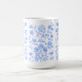 Antike botanische Blumenkunst Kaffeetasse (Mittel)