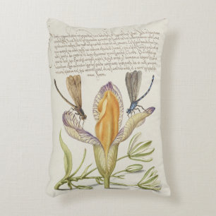 Antike botanische Illustration Dekokissen