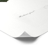 Antike botanische Illustration Poster (Ecke)