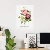 Antike botanische Illustration Poster (Heimbüro)