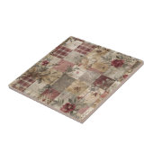 Antike botanische Patchwork-Rustikalität Fliese (Seite)