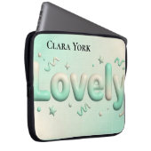 Antike Botanische Persönliche Geschenkbox Laptopschutzhülle (Vorne Rechts)