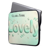 Antike Botanische Persönliche Geschenkbox Laptopschutzhülle (Vorderseite Links)