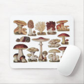 Antike Botanische Pilze Mousepad (Mit Mouse)