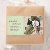 Antike botanische Print Magnolia Collage (Insitu)