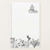 Antike botanische Schwarzweißfotografie Planer (Vorderseite)