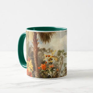 Antike botanische tropische Palmen Tasse