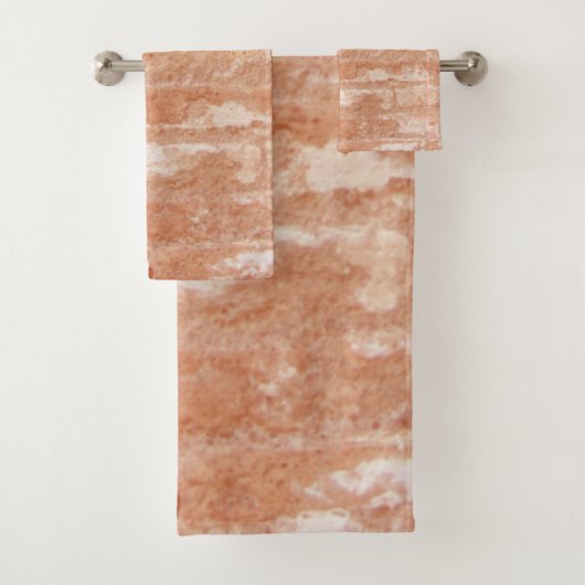 Antike Brass-Ziegelsteine Badhandtuch Set (Insitu)