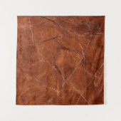Antike braune Marmortextur Wandteppich (Vorderseite (Horizontal))