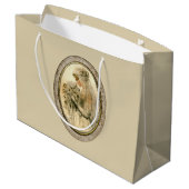 Antike Braut Große Geschenktüte (Rückseite Schrägansicht)