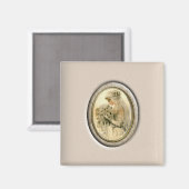 Antike Braut Magnet (Vorderseite/Rückseite)