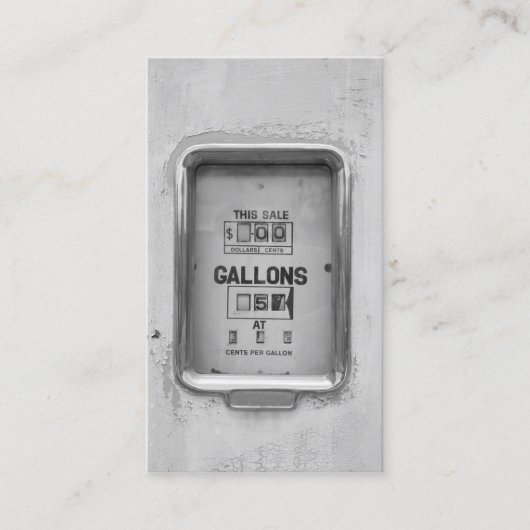 Antike Brennstoffbroschüre - Visitenkarte (Vorderseite)