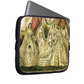 Antike Bride Vintage Wedding Laptopschutzhülle (Vorne Rechts)