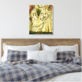 Antike Bride Vintage Wedding Leinwanddruck (Insitu (Schlafzimmer))