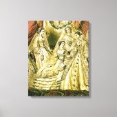 Antike Bride Vintage Wedding Leinwanddruck (Vorderseite)