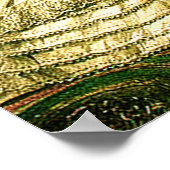 Antike Bride Vintage Wedding Poster (Ecke)