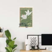 Antike Briefmarke Poster (Heimbüro)