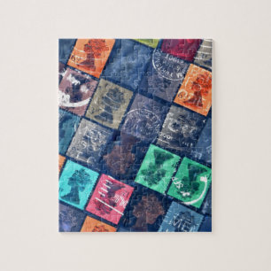 Antike Briefmarken Puzzle