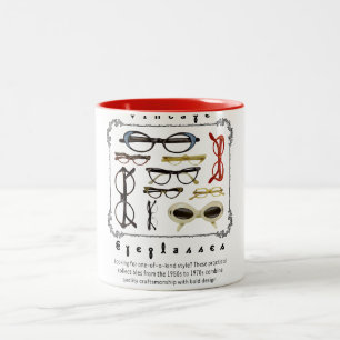 Antike Brillen 01 Zweifarbige Tasse
