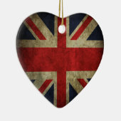 Antike britische Gewerkschafts-Jack-Flagge Keramik Ornament (Rechts)