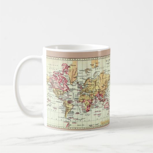 "Antike britisches Reich-Karten-" Tasse Pauls (Links)