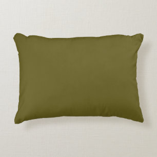 Antike Bronze (Vollfarbe) Dekokissen