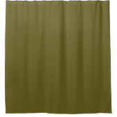 Antike Bronze (Vollfarbe)  Duschvorhang (Vorderseite)