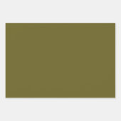 Antike Bronze (Vollfarbe) Geschenkpapier Set (Vorderseite 3)