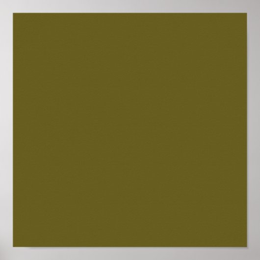 Antike Bronze (Vollfarbe) Poster (Vorne)