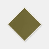 Antike Bronze (Vollfarbe) Serviette (Ecke)