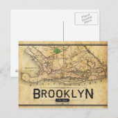 Antike Brooklyn-Postkarte Postkarte (Vorne/Hinten)