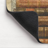 Antike Buch-Illustration über Wörterbuch-Seite Mousepad (Ecke)