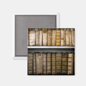 Antike Bücher aus dem 17. Jahrhundert Vellum Bindu Magnet (Vorderseite/Rückseite)